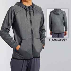 Sudadera con Capucha Unisex para Entrenamiento, Running y Deportes, Otoño Invierno, Secado Rápido, Transpirable, Ropa Deportiva 100% Poliéster para Hombre - Product Image 5