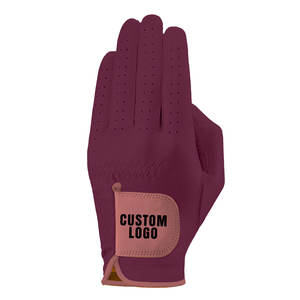 Acheter Personnaliser le Logo Couleur Bas quantité minimale de commande Prix Usine de Haute Qualité Logo Personnalisé/Taille Cabretta en Peau de Mouton Adulte Gants de Golf pour Homme - Product Image 2