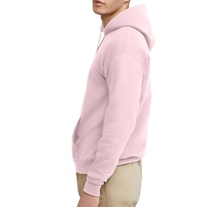 Sweat à capuche en coton pour hommes dentelle rose Logo personnalisé Streetwear Sweat-shirt polaire pour vêtements de rue - Product Image 4
