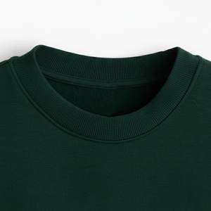 Sweat-shirts en molleton pour femmes, personnalisés avec logo imprimé, doublés, verts, décontractés, chauds pour l'hiver, respirants pour l'été, écologiques, très vendus - Product Image 4