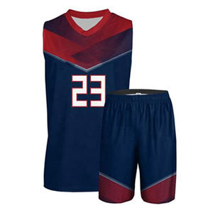 Fait sur mesure 100% polyester unisexe équipe de basket-ball uniforme respirant et imprimé ensembles grande taille Sport hommes uniforme prix - Product Image 6