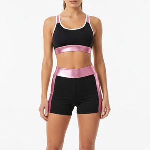 Ropa Deportiva para Mujer al por Mayor, Conjuntos de Brasier y Pantalones Cortos, Descuento por Pedido al por Mayor - Product Image 1