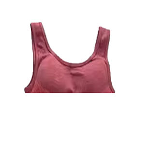 Conjunto de Dos Piezas de Leggings y Sujetador Deportivo de Yoga con Cuello en U de Alta Sujeción para Mujer, Tirantes Ajustables, Secado Rápido, Ecológico, Spandex/Nailon en la Parte Delantera - Product Image 2
