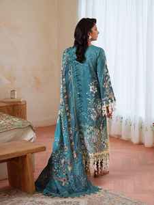 Nouvelle tendance Punjabi et pakistanaise à manches longues broderie femmes costume Salwar Kameez pelouse pour vêtements de fête et mariages - Product Image 4
