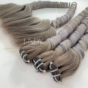 Paquetes de cabello de trama Color gris hinchable 100% Cabello vietnamita virgen Remy Precio al por mayor - Product Image 2
