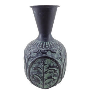 Vajilla, florero de Metal decorativo, maceta de hierro de Color bronce para el hogar y la decoración de la boda hecha a mano - Product Image 3