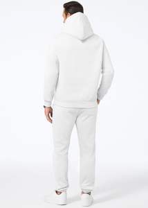 Conjunto de Pantalones Deportivos con Capucha y Estampado Puff, Color Verde Oliva, 450GSM, Personalizado, Patrón Sólido, Algodón Cepillado, Traje Deportivo para Hombre, Ropa de Invierno Gruesa - Product Image 2