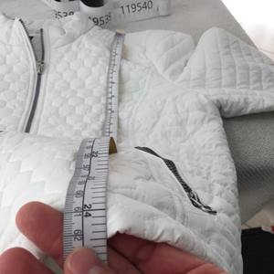 Chaqueta acolchada para mujer, chaqueta blanca de manga larga con cremallera, Parka acolchada, chaqueta recortada ligera acolchada con cremallera para mujer, chaqueta con cremallera para arriba, 2017 - Product Image 6