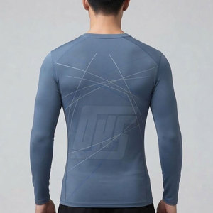 Advanced Compression Shirts <b>Men</b> <b>Long</b> <b>Sleeve</b> Fitness Running Training Gym Workout Athletic Sports Performance Sportswear <b>Top</b> - Product Image 4