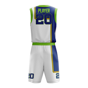 Tenue de basketball d'été à prix réduit, respirante, en polyester uni, ensembles de sport grandes tailles, technique d'impression par sublimation - Product Image 6