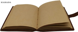 Handcraft Genuine Leather <b>Notebook</b> Journal Top Grade 120 Sheets Kraft Pages Business Precision Stitch <b>Diary</b> for Gift - Product Image 3