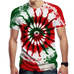 Cheap Wholesale Custom Logo Crew Neck T-shirt Oversized 95% Cotton 5% Spandex <b>Tie</b> Dye T Shirt For Men - Product Image 1