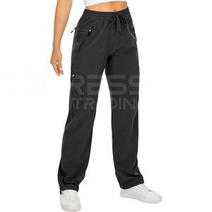 Pantalon de survêtement Cargo léger à séchage rapide UPF 50 poches zippées Service OEM Pantalon décontracté en coton de haute qualité pour femmes - Product Image 1