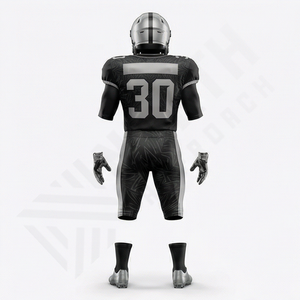 Uniforme de football américain de style pakistanais, taille adulte, haut de qualité supérieure brodé, ensemble à manches longues, vêtements de sport, performance - Product Image 2