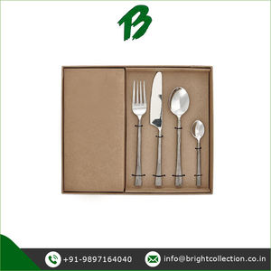 Juego de cubiertos de boda de origen indio, juego de cubiertos de acero inoxidable con mango áspero de la mejor calidad, disponible al mejor precio - Product Image 3