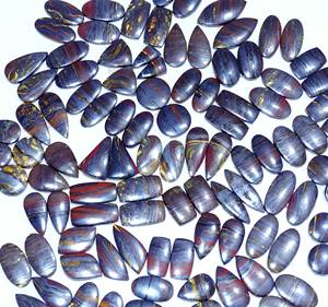 Par de piedras preciosas de tigre de hierro natural, precio al por mayor de India, par de cabujones naturales de alta calidad, uso de piedras preciosas naturales, fabricación de joyas - Product Image 5