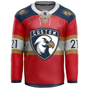 Jersey de hockey sobre hielo barato para jóvenes de doble cara - Product Image 1