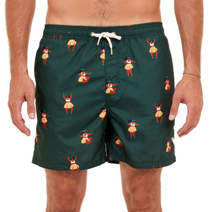 High Quality Custom Solid Quick Dry Canvas Boardshorts 4 Way Stretch Swim Trunks Casual Mid-Waist <b>Shorts</b> New Wholesale - Product Image 6