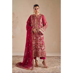 Elegant Embroidered Chiffon Mother of Bride <b>Dress</b> SF-4363 - Product Image 1