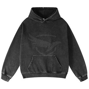 Design personnalisé Pull de haute qualité Sweats à capuche délavés à l'acide Vêtements décontractés Sweats à capuche délavés à l'acide de grande taille pour la vente en ligne - Product Image 1