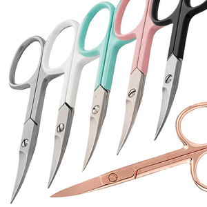 Tijeras de Uñas Profesionales de Acero Inoxidable Curvadas y Duraderas, Punta Afilada Ligera, Diseño Simple, Cuadradas, Suaves y Limpias para Recortar las Uñas - Product Image 2