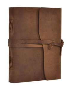Cuaderno de Cuero Suave Hecho a Mano, Cuaderno de Escritura y Bloc de Dibujo, Diario de Cuero - Product Image 1
