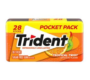 High Quality Tridentt Tropical Twist <b>Gum</b> Fruity Chewing <b>Gum</b> With Long Lasting Flavor Perfect For Retail And Wholesale - Product Image 6