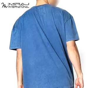 Ensembles courts délavés à l'acide de la plus haute qualité Style décontracté respirant de couleur unie pour l'été Faites votre propre conception unique Prix raisonnable - Product Image 5