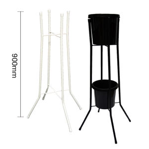 Support en métal pour fleurs, en fer, pour la présentation, pot de fleurs, facile à déplacer, plus pratique pour la décoration de mariage, café ou restaurant - Product Image 2