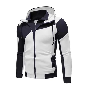 Haute qualité 100% coton personnalisé mâle costume hommes Jogging sport costumes deux pièces pantalon ensemble hommes piste Tech costume - Product Image 3