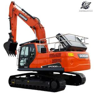 Excavatrice Doosan DX300 d'occasion, 30 tonnes, godet de 1,5 m³, marque coréenne d'origine, grande excavatrice sur chenilles, faible nombre d'heures, certifiée CE - Product Image 1