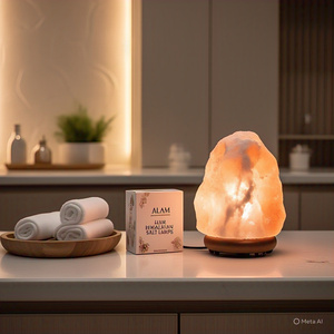 Customized Packing 2-3kg Himalayan Salt <b>Lamp</b> Natural Cross Flower Home Decoration Feng Shui Angel Pyramid Animal <b>Love</b> Music - Product Image 3