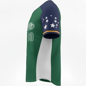Venta Directa de Fábrica, Jersey de Béisbol Transpirable de Secado Rápido con Cuello Redondo, Diseño Personalizable, Alta Calidad, 100% Poliéster, Hecho en Pakistán - Product Image 3