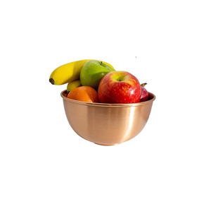 Bol de service à salade de fruits en cuivre de qualité supérieure Ustensiles de cuisine en cuivre de qualité supérieure pour mariages - Product Image 2