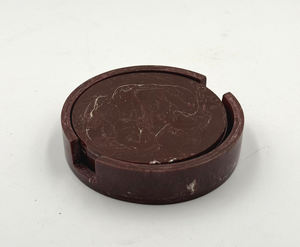 Modern Acacia Epoxy <b>Coasters</b> <b>Set</b> of 4 <b>with</b> <b>Holder</b> Premium Home Drink <b>Coaster</b> <b>Set</b> for Best Wholesale Price - Product Image 2