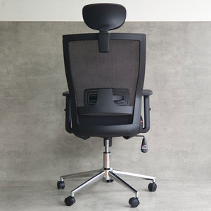 Silla Ergonómica Ajustable con Diseño Minimalista - Silla de Oficina para el Hogar (Reposacabezas de Tela Anti-Fatiga) - Product Image 3