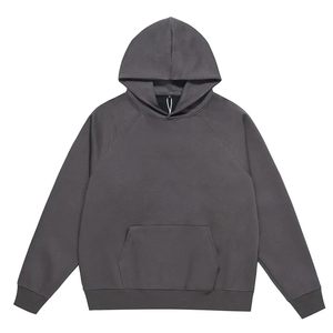 Vente en gros 2025 Nouvel arrivage Oem Meilleur 380g Coton Surdimensionné Personnaliser Logo Sans Cordes Respirant French Terry Hoodies hommes - Product Image 5