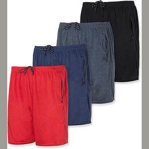 Pantalones cortos de gimnasio de algodón de alta calidad de fábrica OM, transpirables, informales, con bolsillo, sólidos para entrenamientos en la playa para hombres, gran oferta, logotipo personalizado - Product Image 1