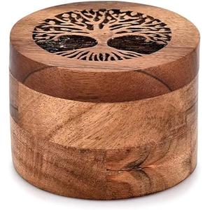 Hot Sales Handcrafted Wood Memorial Box Keepsake Decorative Solid <b>Wooden</b> Pet Memorial Keepsake Cremation <b>Urns</b> <b>for</b> Human <b>Ashes</b> - Product Image 4