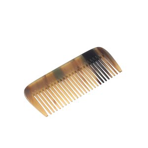 Peigne en corne naturelle de haute qualité, artisanat en métal, fait à la main, véritable corne de buffle, technique de coiffure traditionnelle - Product Image 4