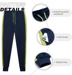 Ensemble de survêtement pour homme, 2 pièces, tenue décontractée, contraste, jogging, survêtement de sport - Product Image 3