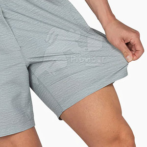 Shorts Deportivos de Cintura Media para Hombre, de Alta Calidad, Ecológicos, de Secado Rápido y Transpirables, en Poliéster/Algodón - Product Image 5