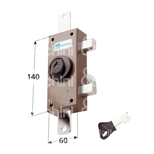 Desviador triple accionado por bomba ambidiestro, cilindro antidesgarro, apertura interna con llave, varillas no incluidas - Product Image 1