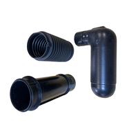 Composants d'admission d'air moulés par injection soufflée flexibles pour véhicules, produits sur mesure au Vietnam avec une combinaison de matériaux EPDM et PP