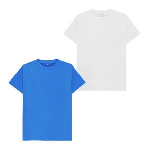 Factory Price 100% Cotton Oversized T-<b>Shirt</b> Breathable and Personalized 180Gsm Plastic Bags Tshirts Wholesale Manufacturer - Product Image 1