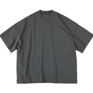 Nueva llegada 100% algodón de calidad premium camisetas de hombre de gran tamaño 230G en blanco liso ropa de calle logotipos personalizados fabricantes - Product Image 1