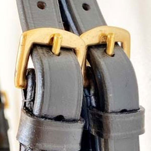 Bride de dressage de cheval en cuir de haute qualité, casque rembourré doux avec personnalisation, confort supplémentaire pour les chevaux - Product Image 6