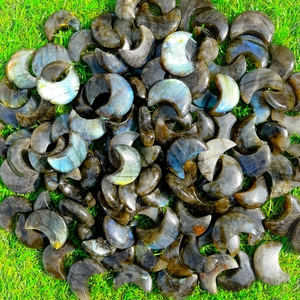 คริสตัลบำบัดอัญมณีแลบราโดไรต์ธรรมชาติจำนวนมากสำหรับทำเครื่องประดับตกแต่งบ้านและของขวัญคริสต์มาสแบบหลวม - Product Image 6