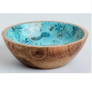 Nuevo Tazón para Servir Sopa con Acabado Esmaltado Brillante para el Hogar, Hotel o Restaurante, Tazón de Madera para Servir Sopa con Cuchara - Product Image 6