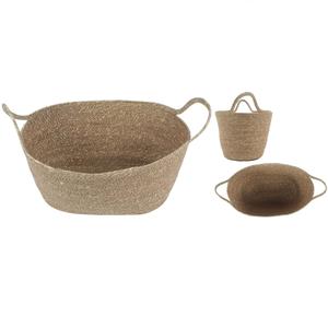 Panier de rangement en jute brun fini jute Solution d'organisation de la maison élégante et pratique Panier de rangement en jute - Product Image 4
